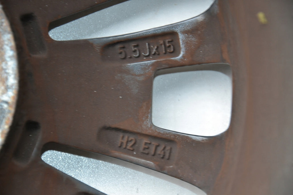 1x Alufelge 15 Zoll 5.5" 4x100 41ET Glanz Graphit 1SL601025L Mg Mii Citigo Up