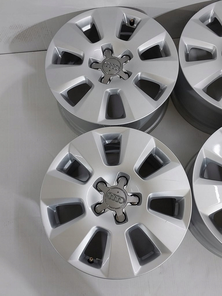 4x Alufelge 16 Zoll 7.5" 5x112 37ET Glanz Silber 4G0601025 Audi Rim Wheel