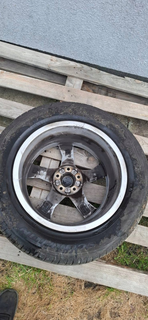 1x Alufelge 18 Zoll 8.0" 5x112 39ET Glanz Silber 80A601025BE Audi Q5 Rim Wheel FEL9813287394zx