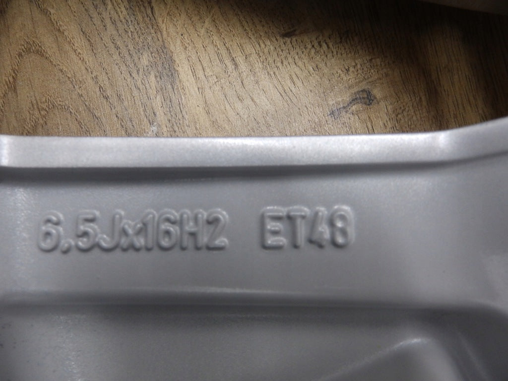 1x Alufelge 16 Zoll 6.5" 5x112 48ET Glanz Silber 5TA601025A VW Tiguan Touran FEL6335721442fu