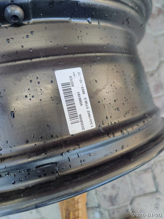 1x Alufelge 19 Zoll 7.5" 5x112 50 5ET Glanz Schwarz 32358566 Volvo Xc60 I FEL7997545580ld