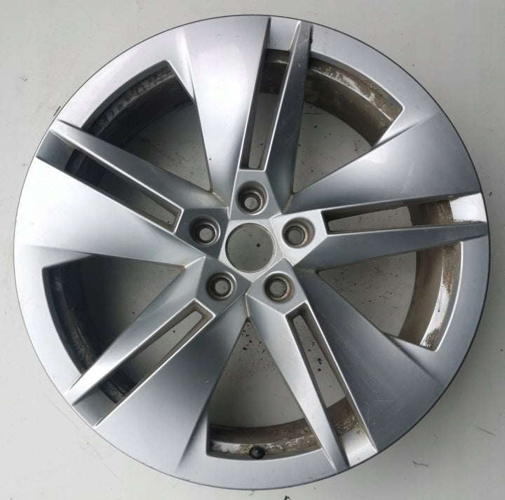 1x Alufelge 19 Zoll 8.0" 5x112 45ET Glanz Silber 5LA601025B Skoda Enyaq Iv FEL3073876688zl