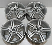Laden Sie das Bild in den Galerie-Viewer, 4x Alufelge 17 Zoll 7.5" 5x110 40ET Glanz Silber Opel Vectra Meriva Rim Wheel FEL1728657336by