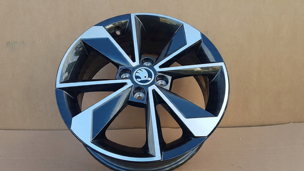 1x Alufelge 16 Zoll 6.0" 4x100 43ET 1ST601025J Skoda Citigo Rim Wheel