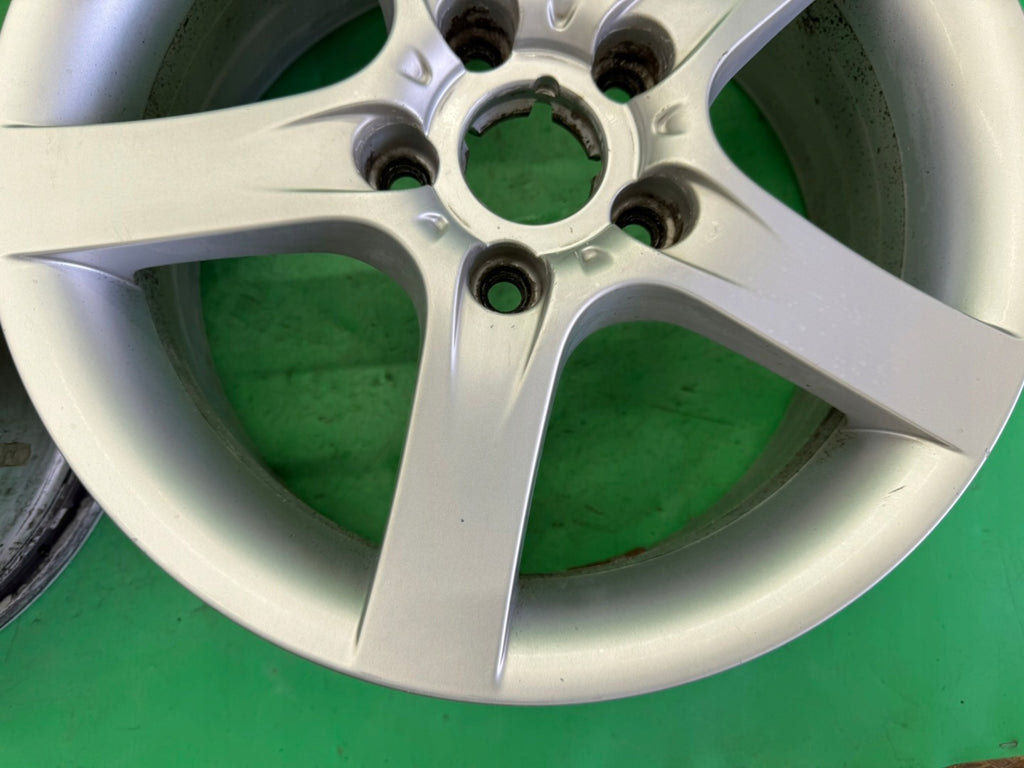 4x Alufelge 16 Zoll 6.5" 5x112 50ET Glanz Silber Audi Alhambra Toledo I Passat FEL6024469680vd