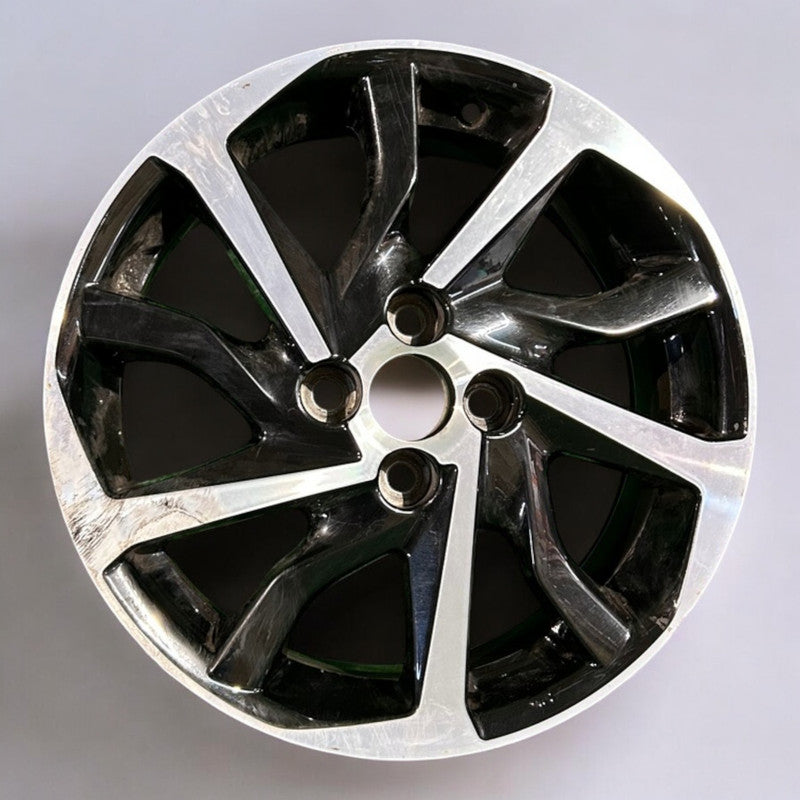 1x Alufelge 16 Zoll 6.0" 4x100 48ET Glanz Silber 42611-0DG80 Toyota Yaris