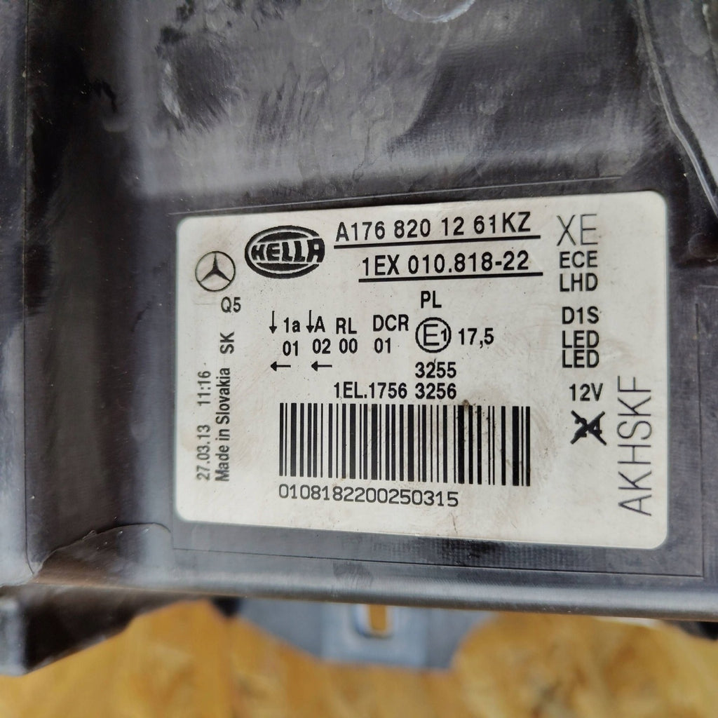 Frontscheinwerfer Mercedes-Benz W176 1EX010818221EL17563256 Xenon Rechts SCH3125930650lt