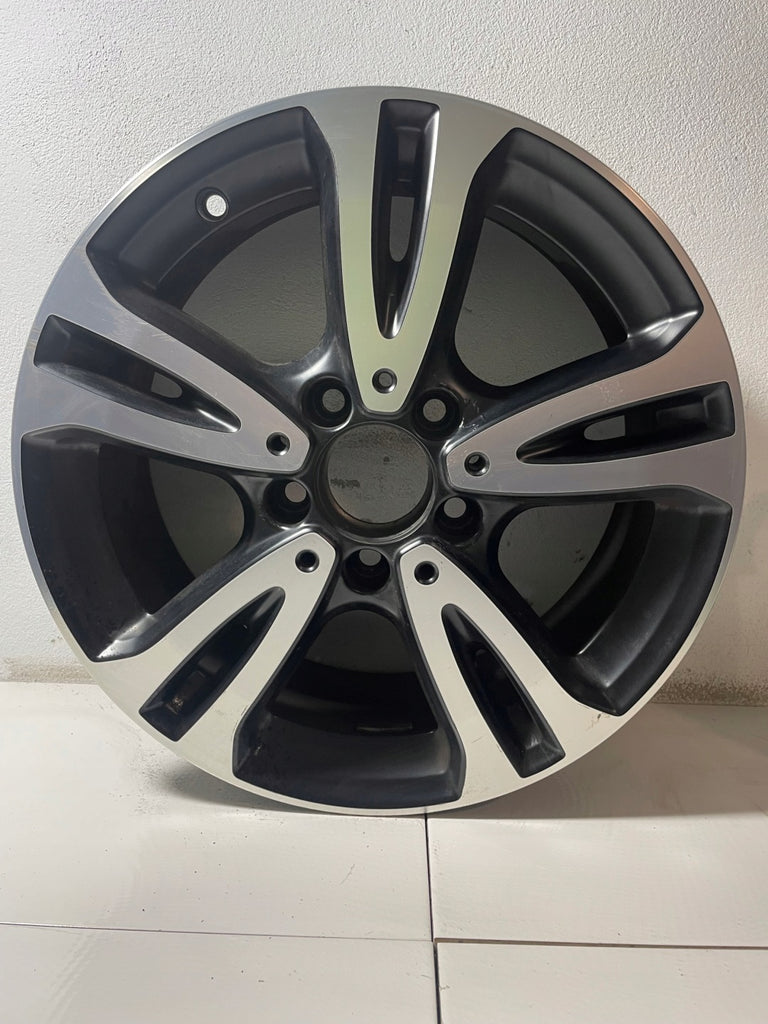 1x Alufelge 16 Zoll 6.5" 5x112 49ET Matt Schwarz A2464010000 Mercedes-Benz W246 FEL6073904656xt