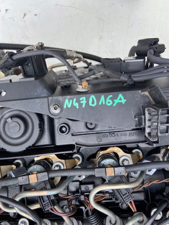 Motor BMW F20 N47D16A 1.6 116PS 153TKm Engine Komplett MOT3599652018za