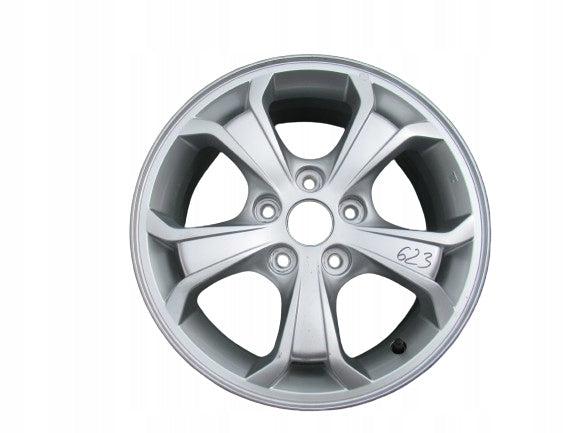 1x Alufelge 16 Zoll 6.5" 5x114.3 41ET Glanz Silber 52910-2E700 Hyundai Tucson