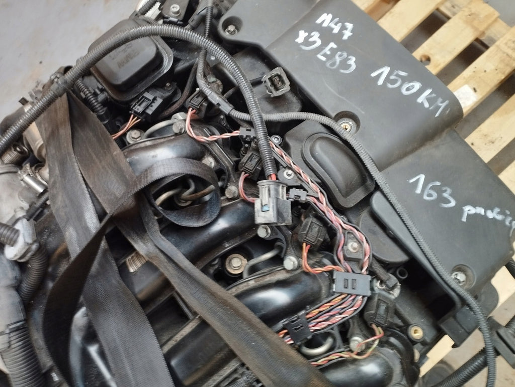 Motor BMW X3 E83 M47 105PS Diesel Engine Unkomplett Überholt