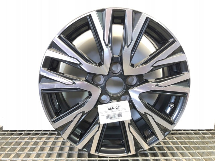 1x Alufelge 17 Zoll 7.0" 5x114.3 50ET Glanz Schwarz PW4570D007 Toyota Yaris FEL5708573320np