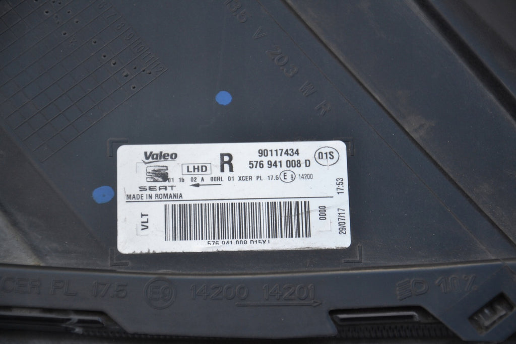 Frontscheinwerfer Seat Ateca 576941008D LED Rechts Scheinwerfer Headlight