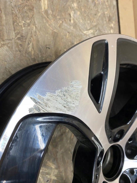1x Alufelge 18 Zoll 9.0" 5x112 30ET Glanz Schwarz A2544014700 Mercedes-Benz Glc FEL2524812590ue