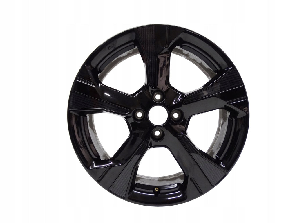 1x Alufelge 17 Zoll 6.5" 4x100 50ET Glanz Schwarz 40300-5FA5A Nissan Micra I K14 FEL1027455841ut