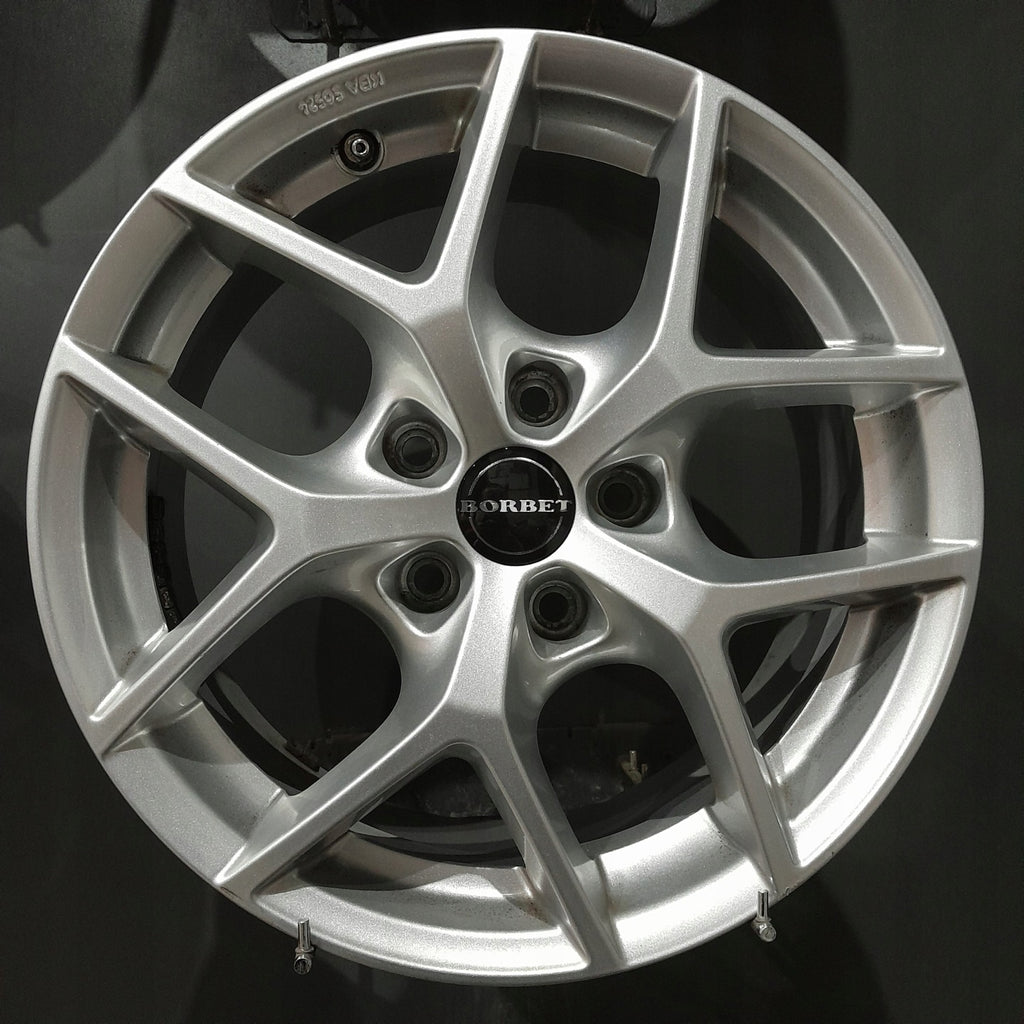 4x Alufelge 16 Zoll 7.0" 5x112 38ET Glanz Silber Audi C6 A4 B6 B7 Rim Wheel FEL6372637230fr