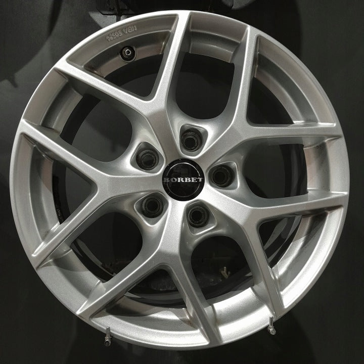 4x Alufelge 16 Zoll 7.0" 5x112 38ET Glanz Silber Audi C6 A4 B6 B7 Rim Wheel FEL6372637230fr