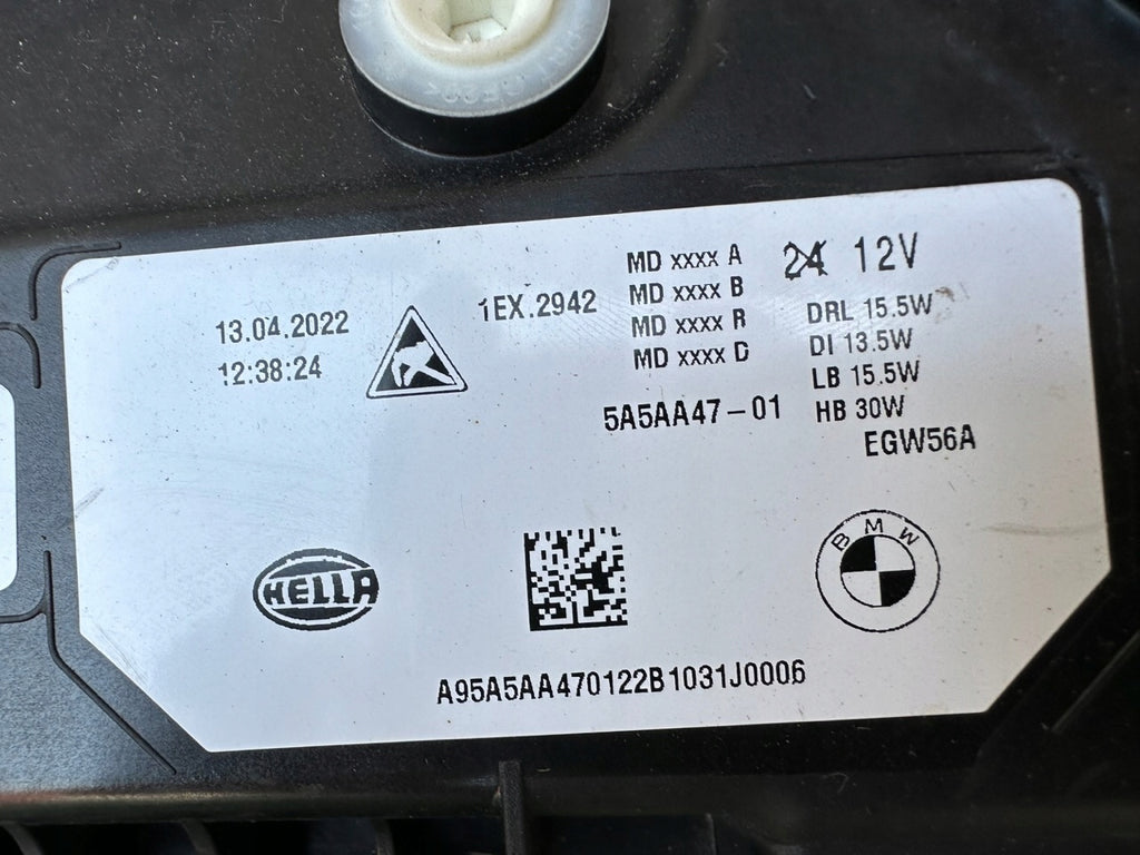 Frontscheinwerfer BMW X1 5A5AA47 Links Scheinwerfer Headlight