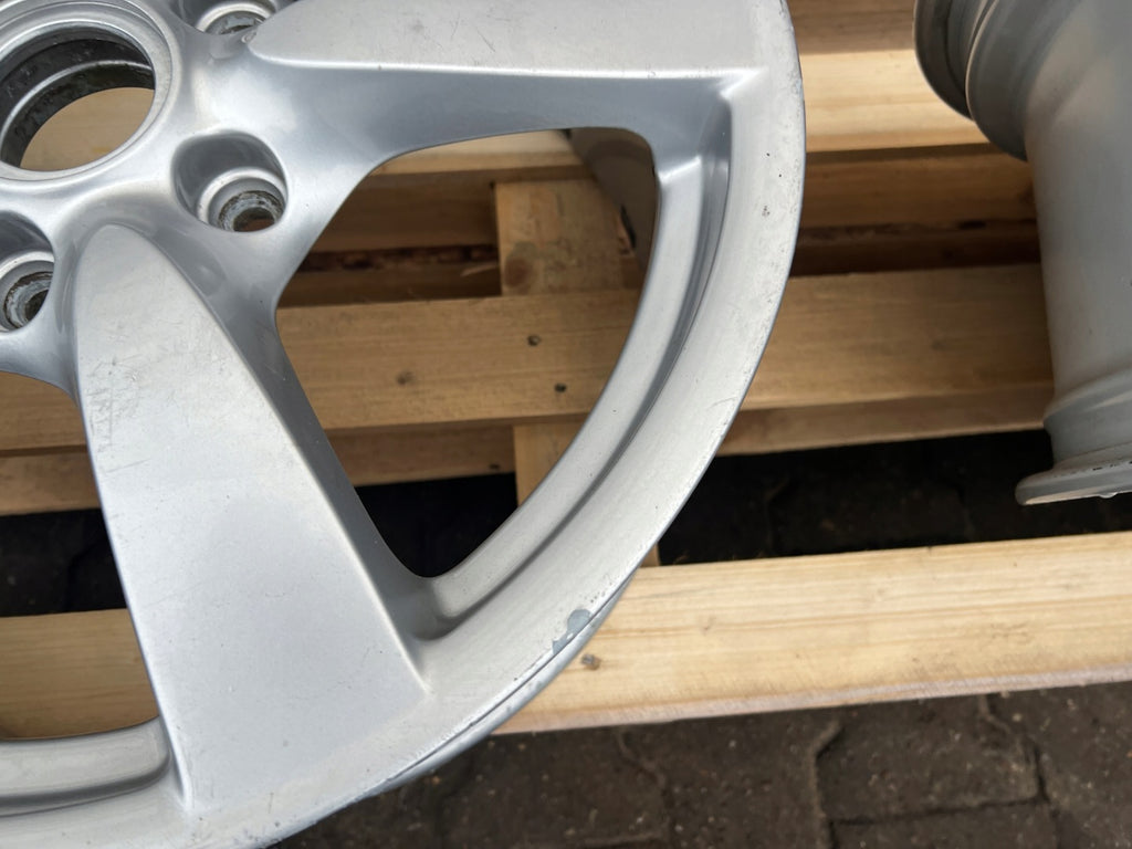 1x Alufelge 18 Zoll 8.0" 5x130 Glanz 98736213601 Porsche Boxster 987 Rim Wheel FEL6341490541ll