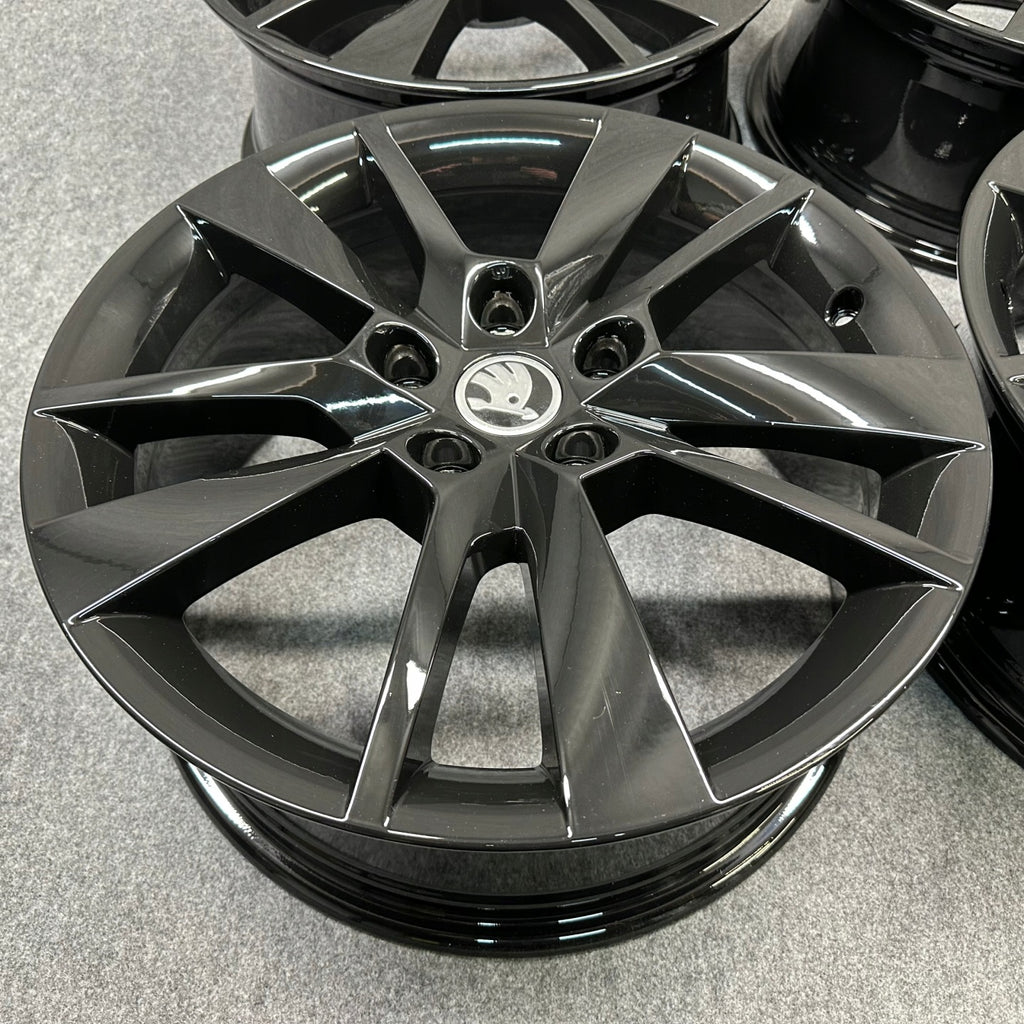 4x Alufelge 17 Zoll 7.0" 5x112 49ET 5E0601025CC Skoda Octavia Iii Rim Wheel FEL8817517484gb