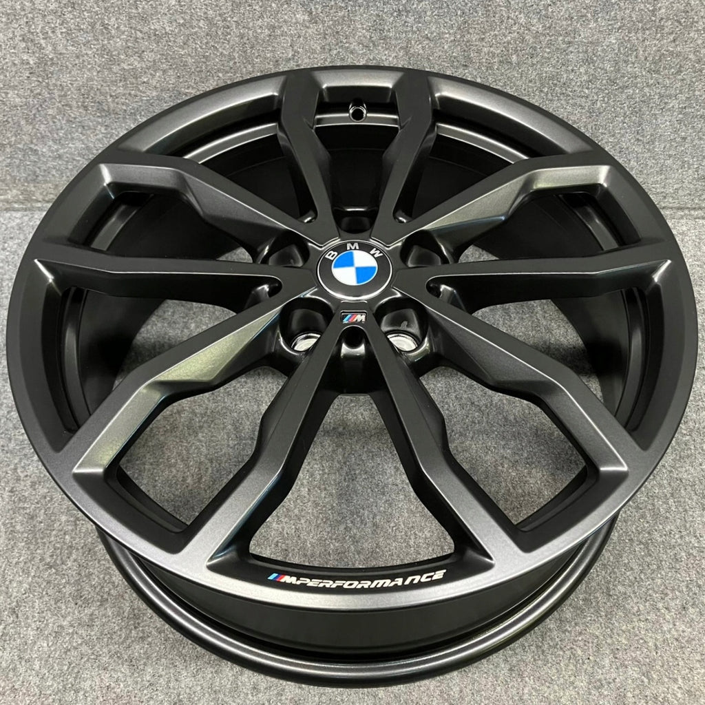 4x Alufelge 18 Zoll 6.5" 5x112 41ET Glanz Grau 6877550 BMW F39 X1 F48 Rim Wheel FEL2860301972ml