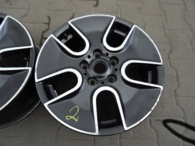 1x Alufelge 17 Zoll 7.0" 5x120 50ET Schwarz 6804372 Mini Rim Wheel