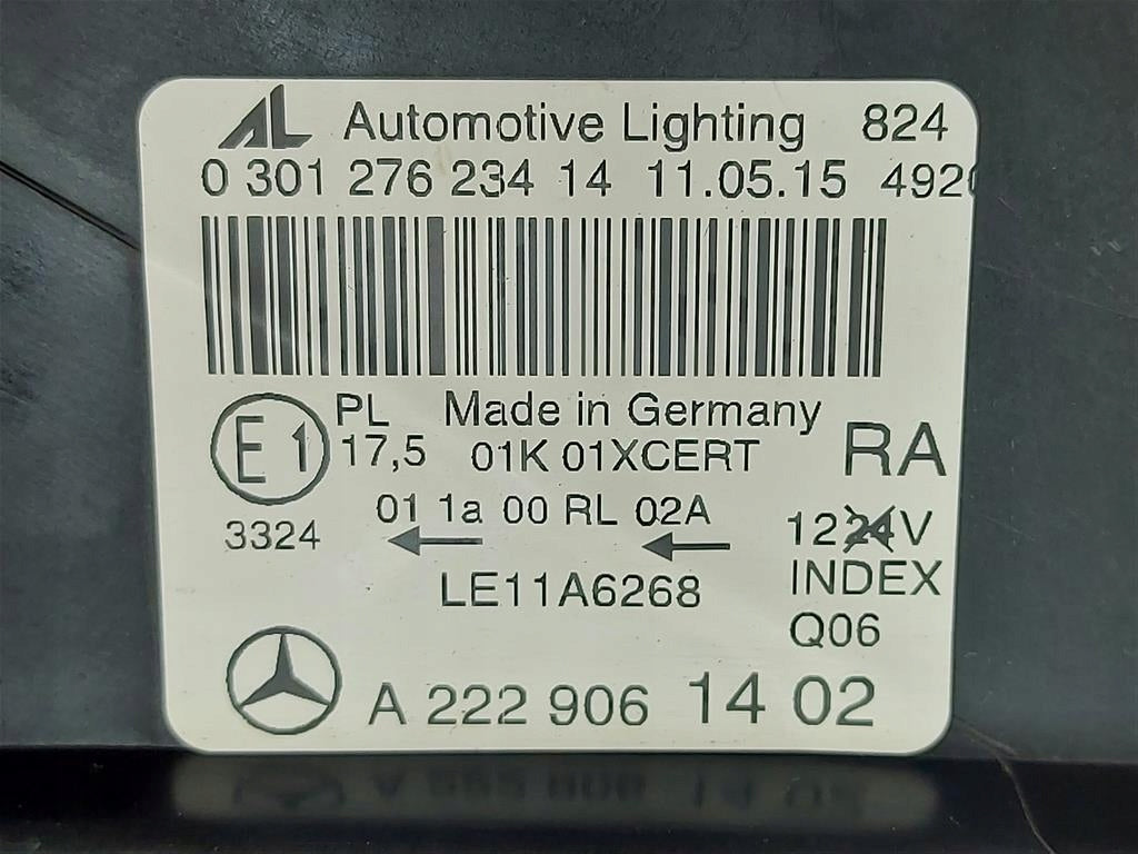 Frontscheinwerfer Mercedes-Benz W222 A2229061402 LED Rechts Headlight SCH3253762286tf