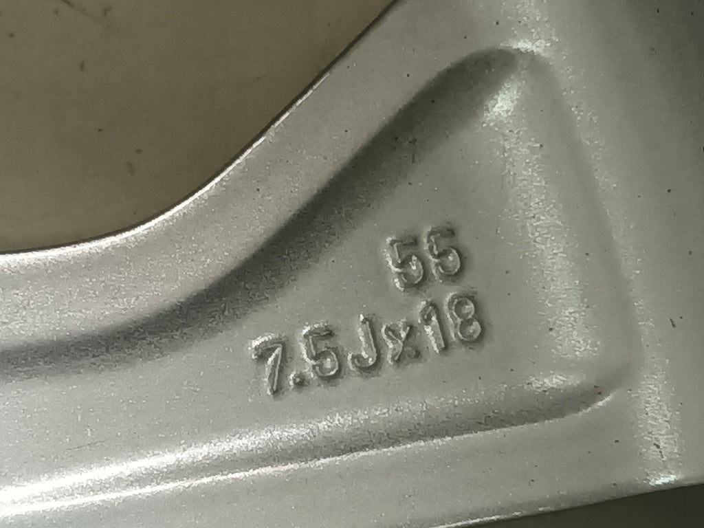 1x Alufelge 18 Zoll 7.5" 5x114.3 55ET 52910-G4400 Hyundai Elantra Rim Wheel FEL2605224851hk