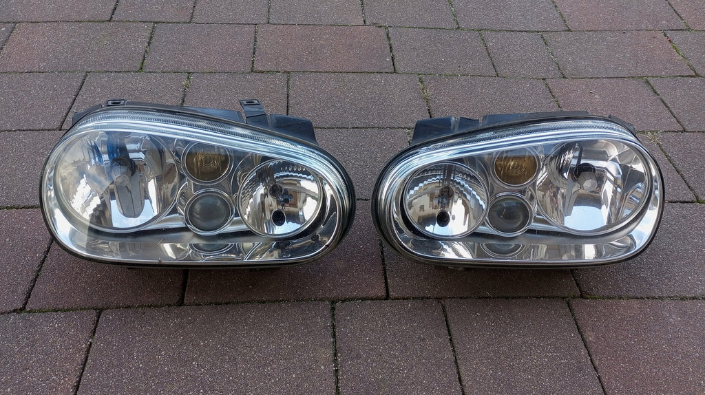 Frontscheinwerfer VW Golf IV 1J2941015D 1J2941018D Ein Satz Headlight SCH6393830696rh