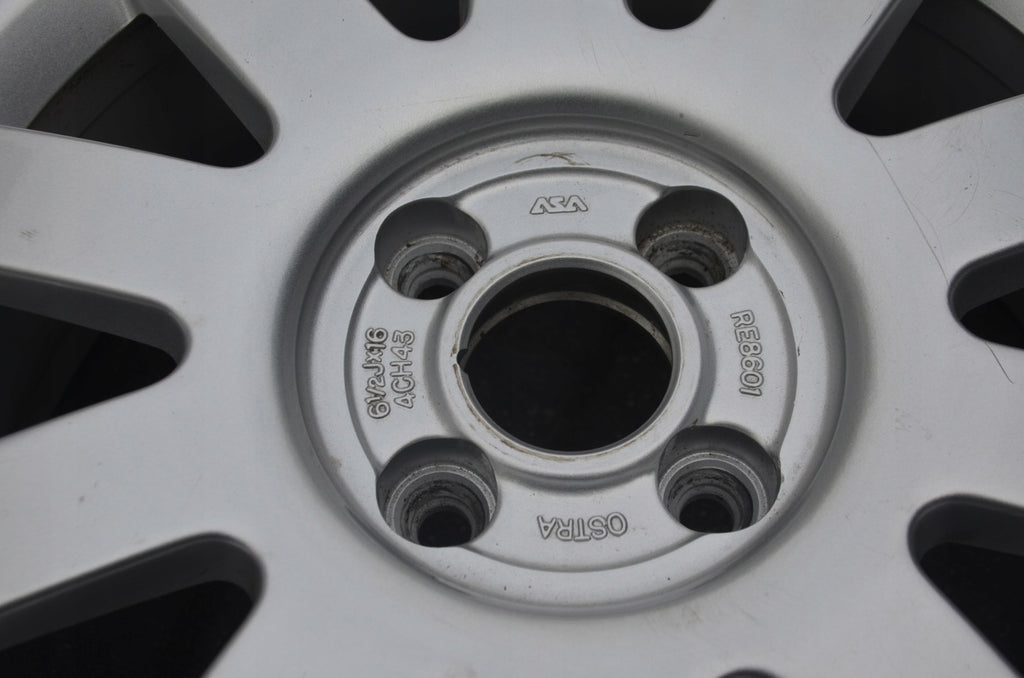 4x Alufelge 16 Zoll 6.5" 4x100 43ET Silber Renault Clio IV Iii Rim Wheel FEL8007993238fb