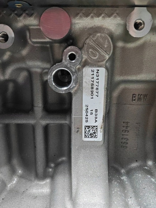 Motor BMW 1 B38A15M2 1.5 1TKm 2025 Hybrid Engine Unkomplett MOT5732426334xz