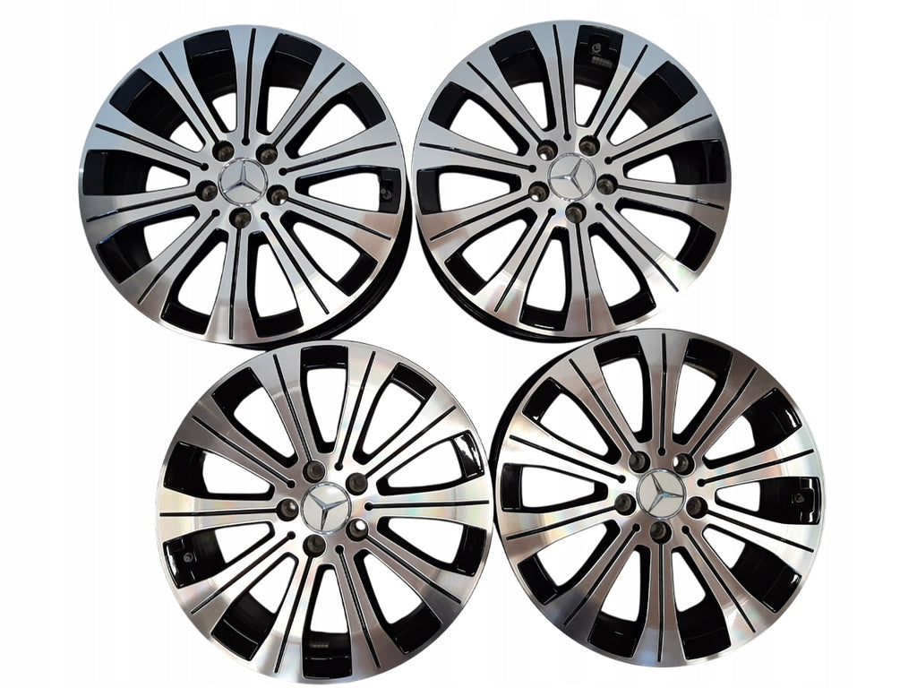 4x Alufelge 18 Zoll 6.5" 5x112 44 5ET A2434010000 Mercedes-Benz Eqa Rim Wheel FEL4490491541ez