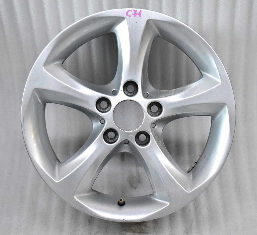1x Alufelge 17 Zoll 7.0" 5x120 47ET Glanz Silber 6778219 BMW 1 E88 E81 E82 E87