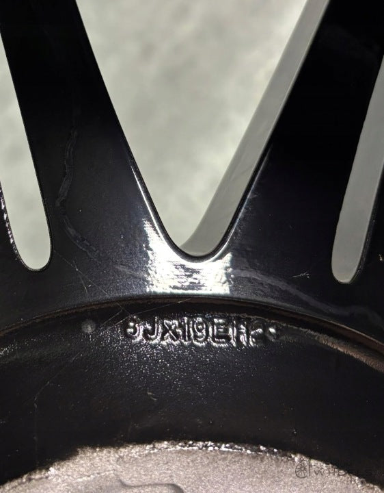 1x Alufelge 19 Zoll 8.0" 5x120 37ET Glanz Schwarz 8037141 BMW E91 E93 E90 E92 FEL5316237261bh