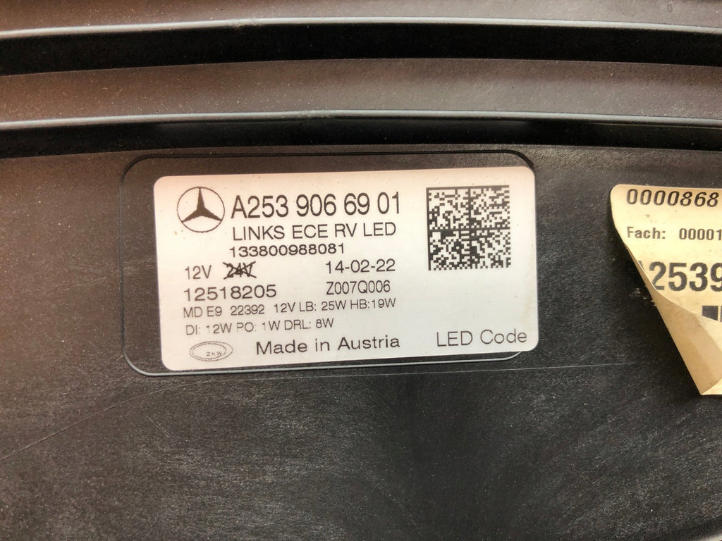Frontscheinwerfer Mercedes-Benz Glc X253 A2539066901 LED Links Headlight SCH2246315944jz