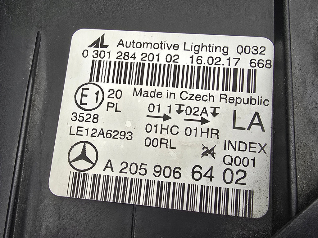 Frontscheinwerfer Mercedes-Benz W205 A2059066402 A2059066502 Ein Satz Headlight SCH7359281209xl