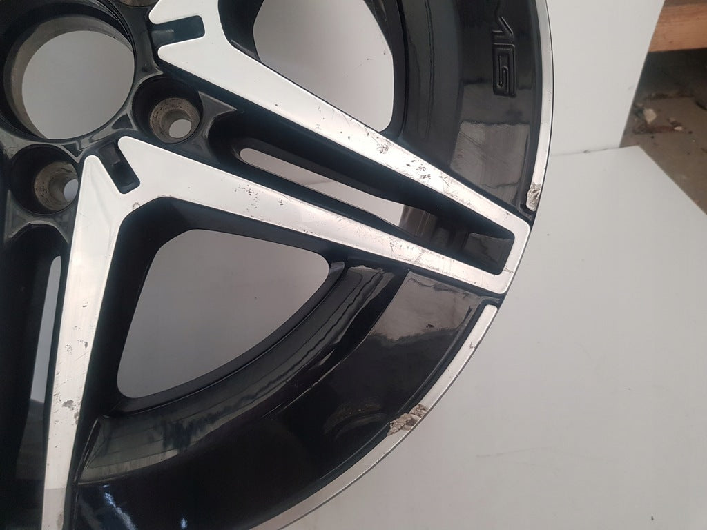 1x Alufelge 19 Zoll 7.5" 5x112 53,5ET Schwarz A2434011700 Mercedes-Benz Eqa Eqb FEL5534443786gf