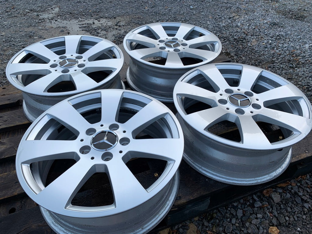 4x Alufelge 16 Zoll 6.0" 5x112 39ET A2044011002 Mercedes-Benz Rim Wheel FEL4365186386qq