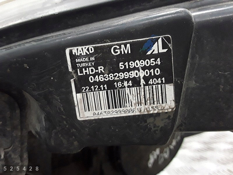 Frontscheinwerfer Opel Combo 51909054 Rechts Scheinwerfer Headlight SCH1209939381sn