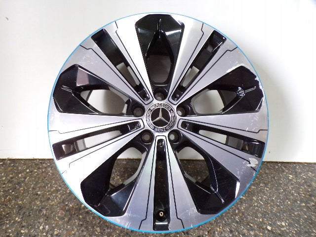 1x Alufelge 19 Zoll 7.5" 5x112 32ET Glanz Schwarz A2934011300 Mercedes-Benz Eqc FEL8375786343za