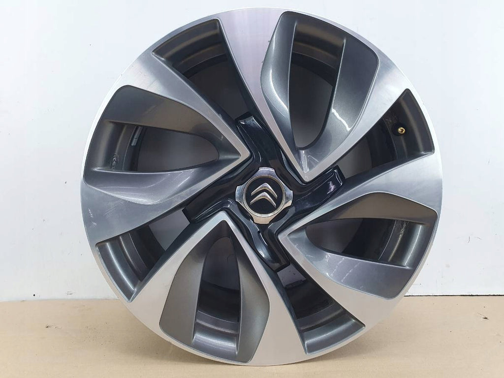 1x Alufelge 18 Zoll 8.0" 4x108 27ET Glanz Silber 9687902677 Citroën Ds5 FEL3952691350qz
