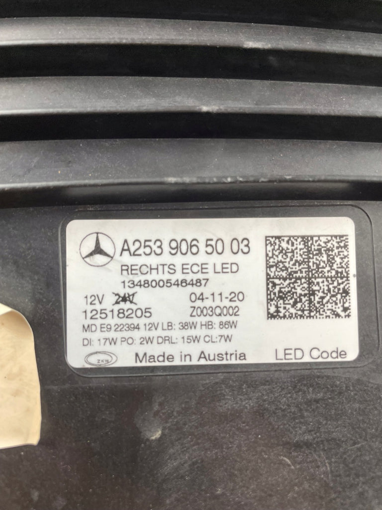 Frontscheinwerfer Mercedes-Benz Glc A2539065003 LED Rechts Headlight SCH3796154782pg