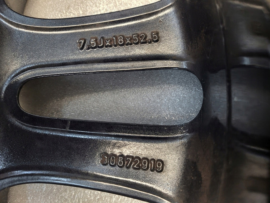 1x Alufelge 18 Zoll 7.5" 5x108 52ET Glanz Graphit 30672919 Mg C30 S40 V50