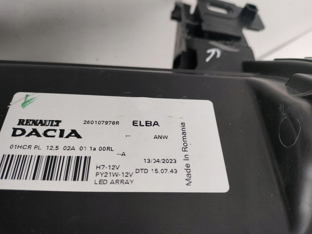 Frontscheinwerfer Dacia Sandero III Logan Jogger 260107978R Full LED Rechts