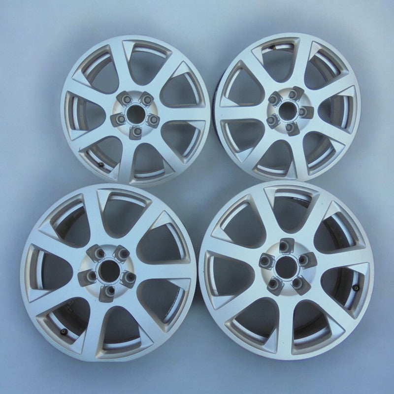 4x Alufelge 17 Zoll 7.0" 5x112 37ET Glanz Silber Audi Q5 Rim Wheel