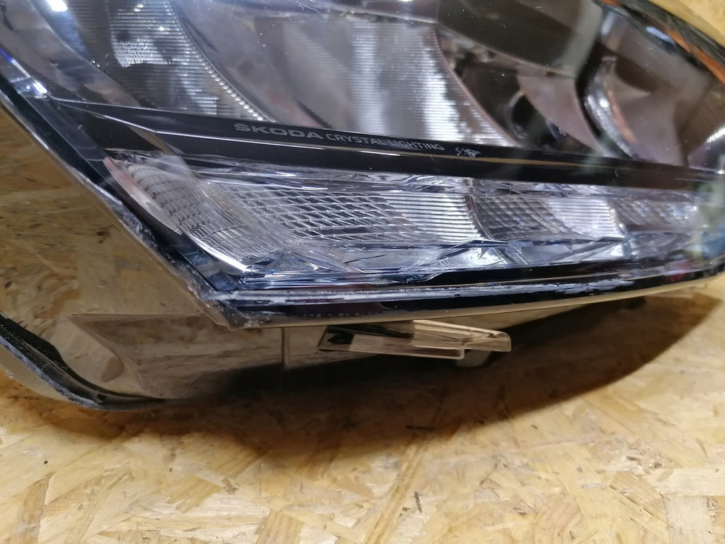 Frontscheinwerfer Skoda Fabia 6VB941016 Full LED Rechts Scheinwerfer Headlight