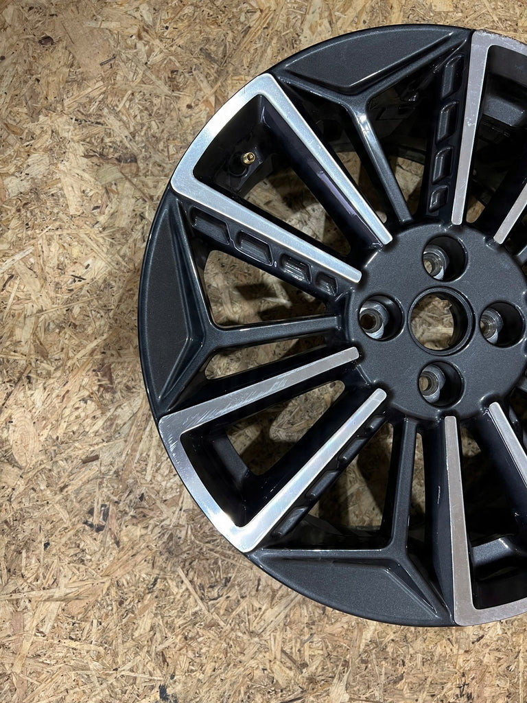 1x Alufelge 17 Zoll 7.0" 4x100 54ET Glanz Grau 52910-Q0500 Hyundai I Mg