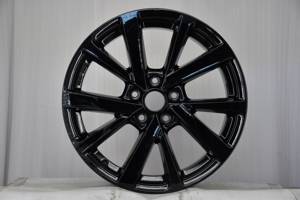 1x Alufelge 18 Zoll 7.0" 5x114.3 45ET Glanz Schwarz BDEL-V3-810 Mazda Rim Wheel