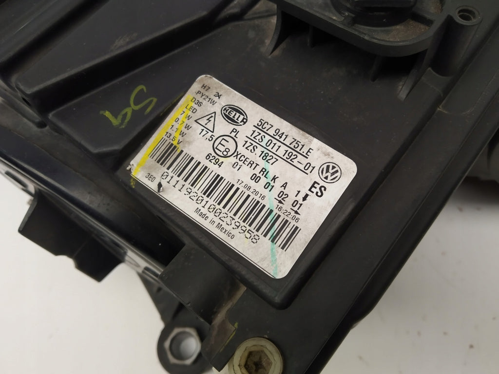 Frontscheinwerfer VW Jetta 5C7941751 LED Ein Stück (Rechts oder Links) Headlight SCH6950918700cp