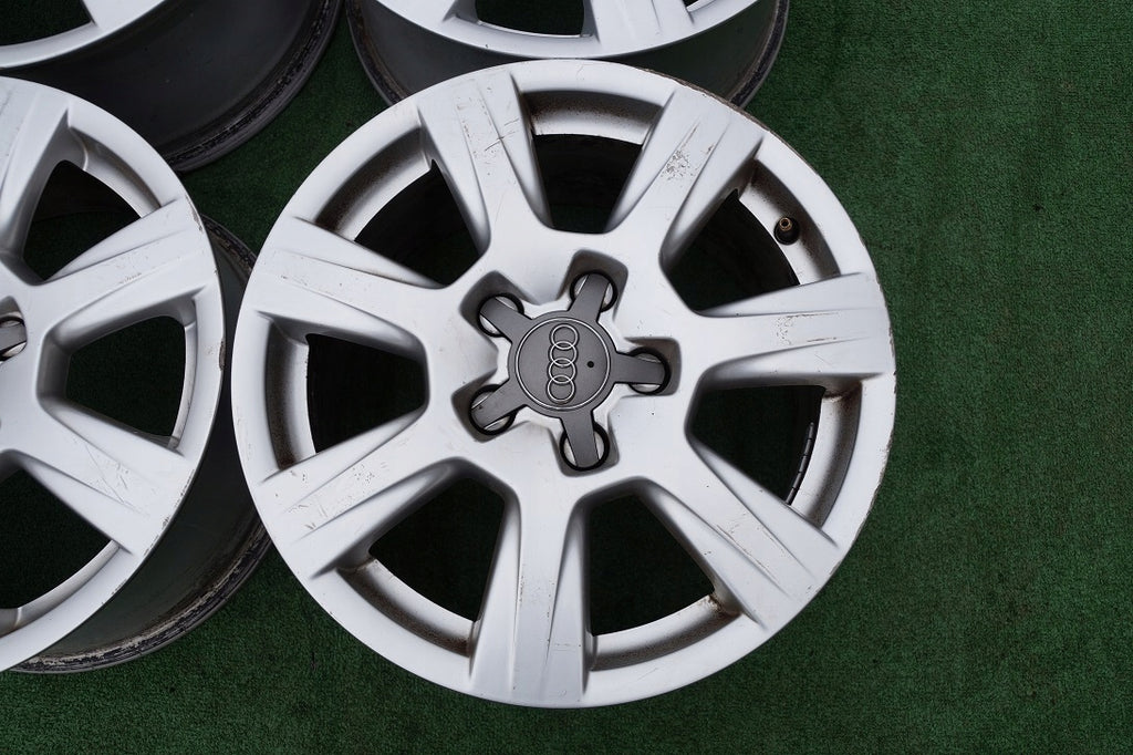 4x Alufelge 16 Zoll 7.5" 5x112 45ET Silber 8K0601025A Audi A4 B8 Rim Wheel FEL5739063551lr